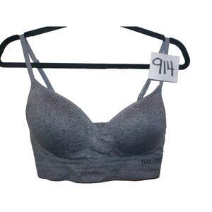 Nautica Intimates Foam Lined 3-Hook Bra Gray Size 38C